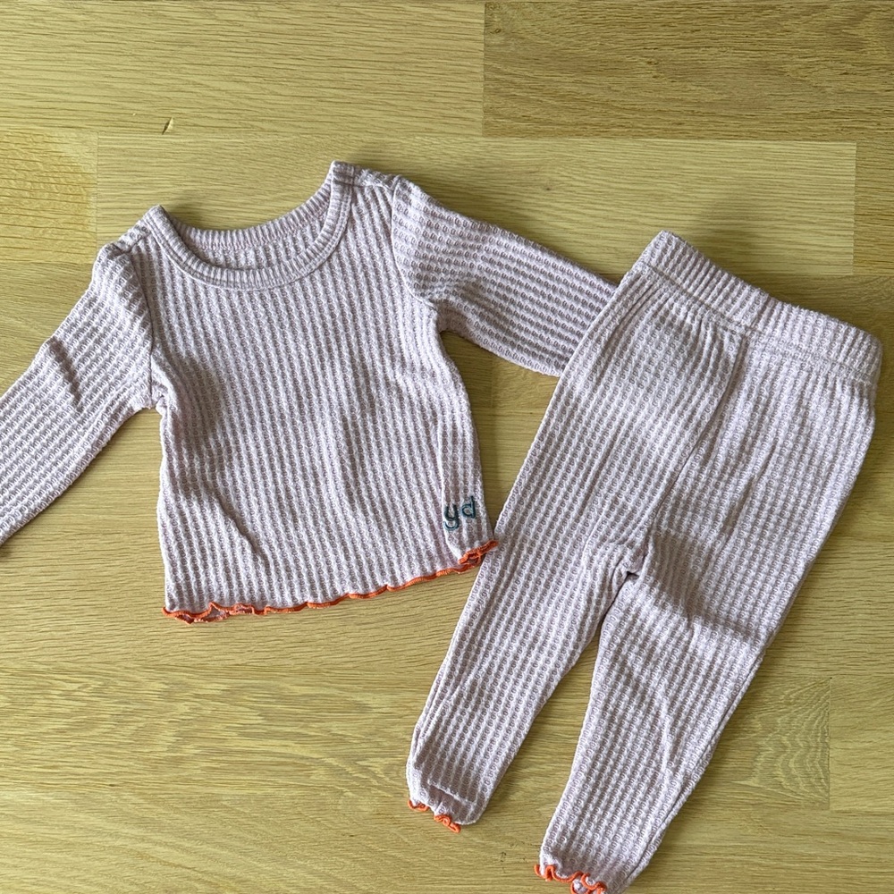 Young Days Lavender Knit Baby Set